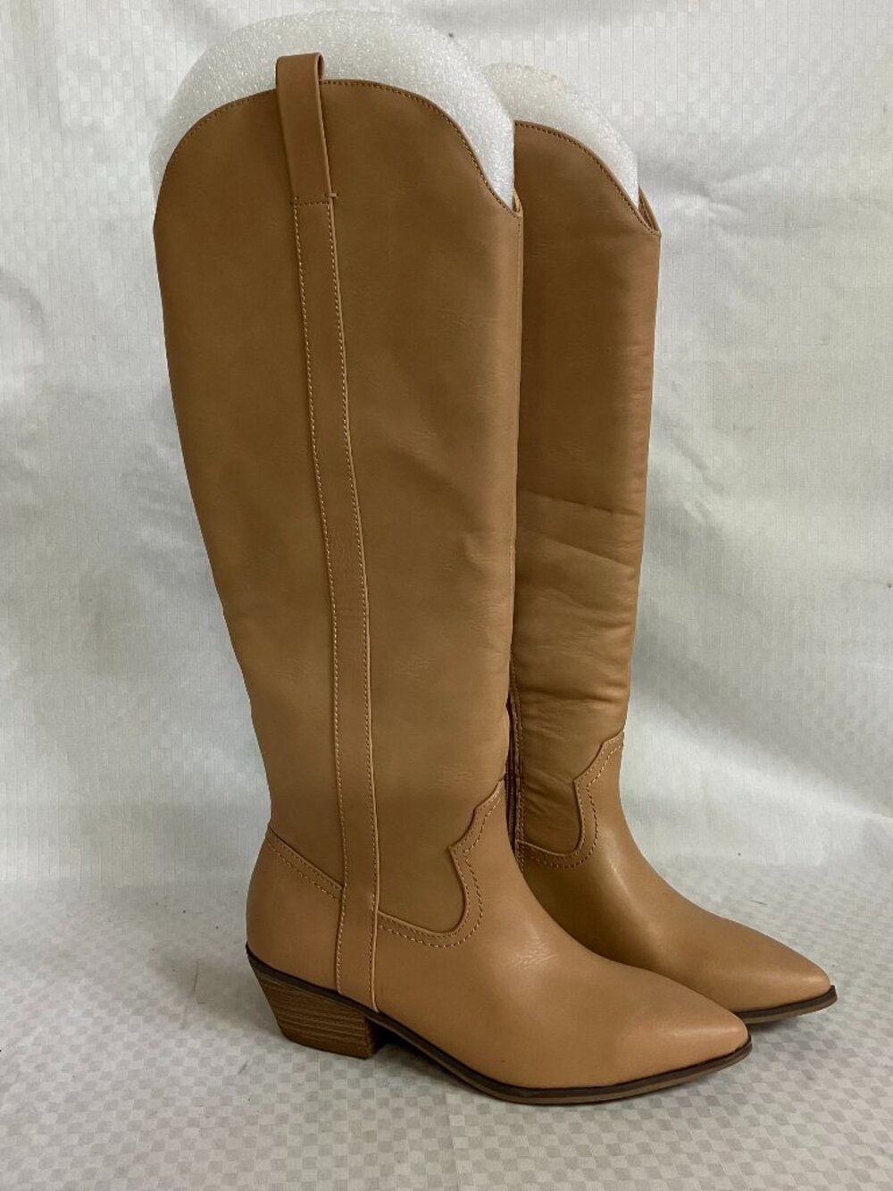 Universal Thread Boots Women's Size 7 Light Brown Sommer Western Knee Height